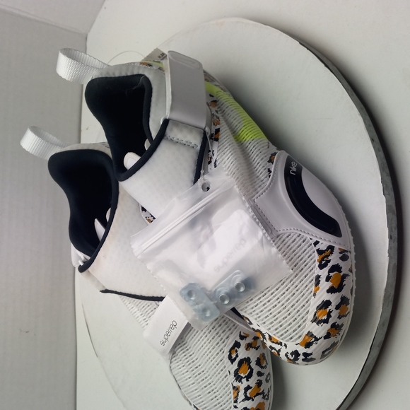 Nike Shoes - Womens Sz 8 Nike SuperRep Cycle White Leopard Cycling Shoes